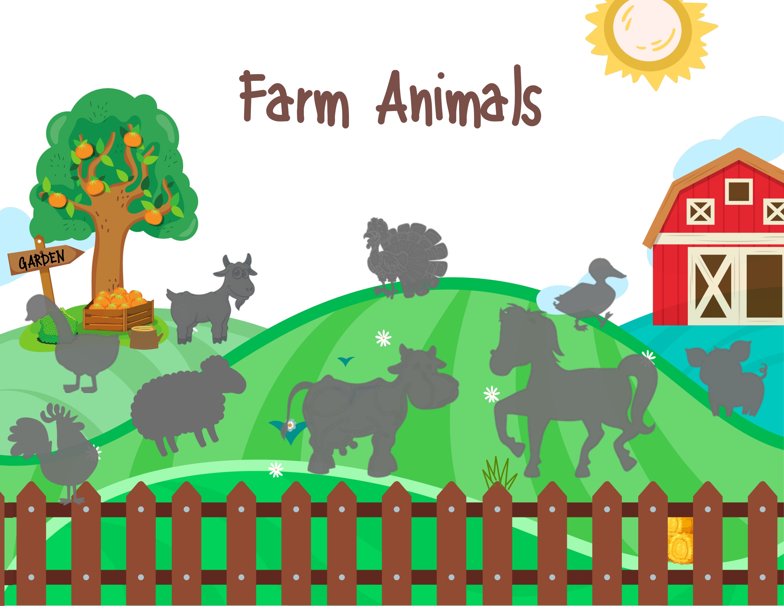 Farm Friends worksheet preview