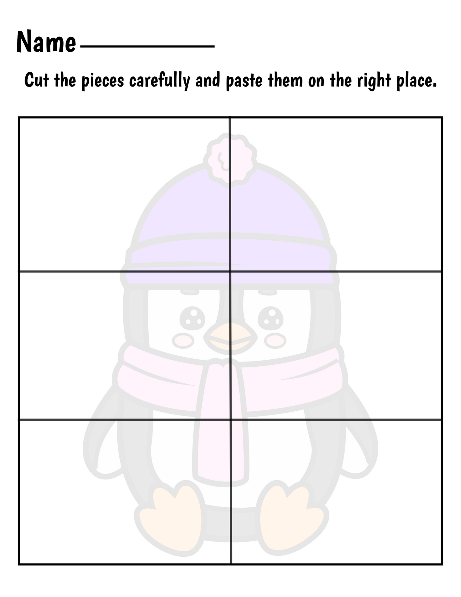 Fine Motor Puzzles worksheet preview